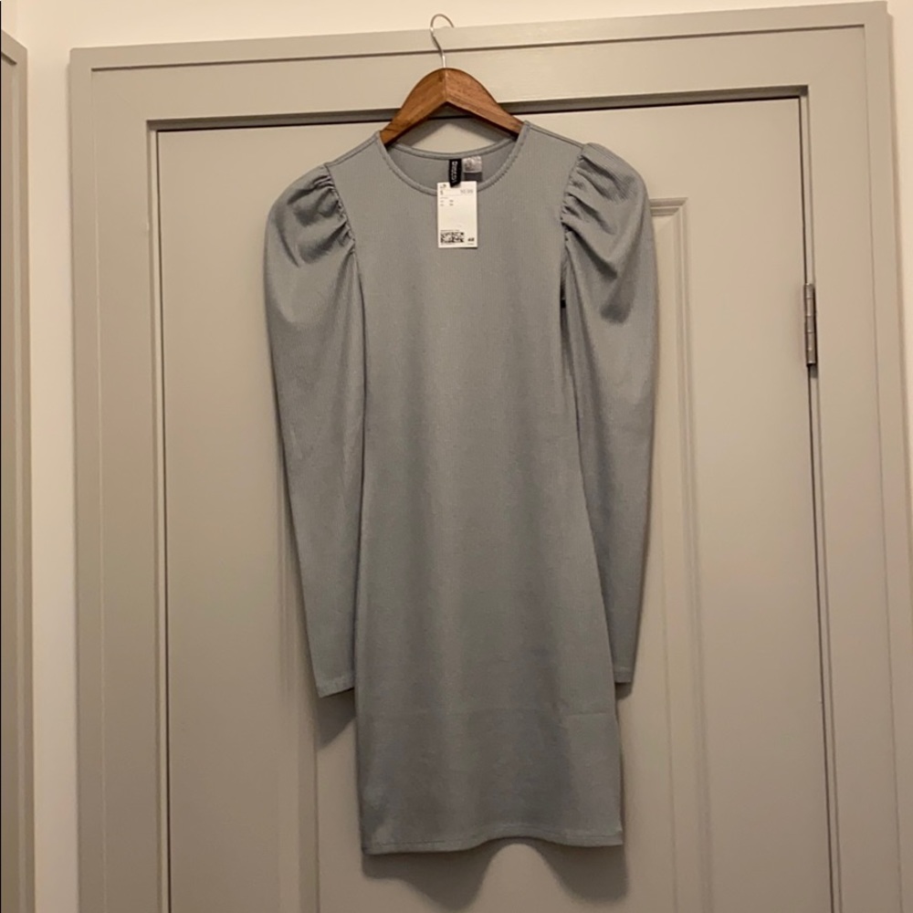 H&M Aline Grey Dress